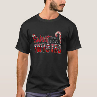 甘いけどちょっとねじれたキャンディケインラバー・キリスト Tシャツ