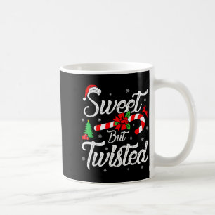 甘いけどねじれた面白いクリスマスキャンディケーン Xmas コーヒーマグカップ