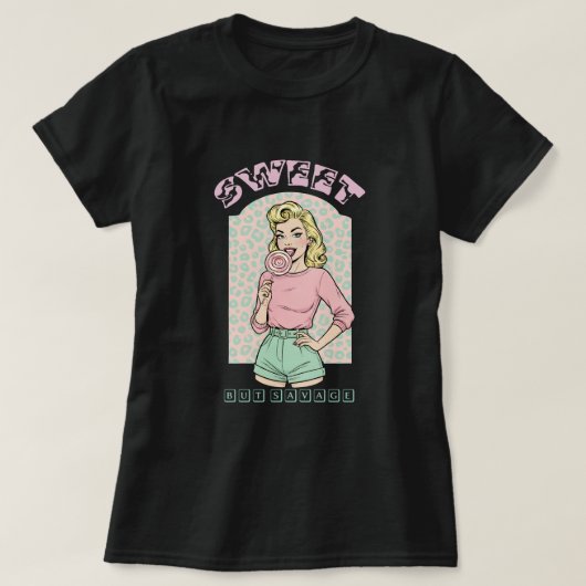 甘いけど獰猛 Tシャツ (デザイン正面)