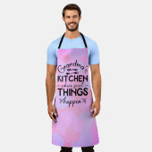 甘いことが起きる祖母の台所 エプロン (着用した状態)