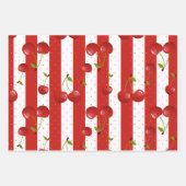 甘いさくらんぼの切り離し ラッピングペーパーシート (正面2)