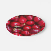 甘いさくらんぼパターン紙プレート ペーパープレート (アングル)