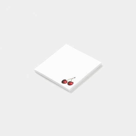 甘いさくらんぼ付箋 ポストイット (アングル)