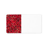 甘いさくらんぼ柄 ラベル (正面)