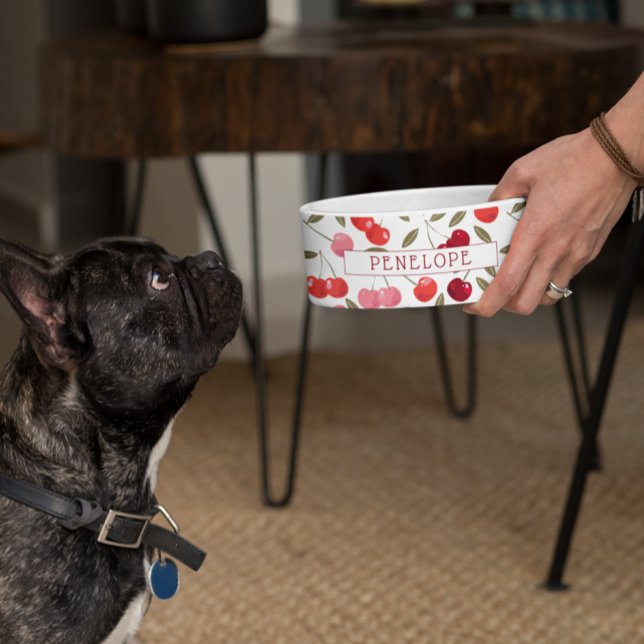 甘いさくらんぼ模様 |モノグラム ボウル (クリエイターアップロード済み)