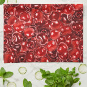 甘いさくらんぼ キッチンタオル (折り畳み)