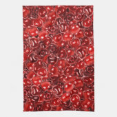 甘いさくらんぼ キッチンタオル (縦)