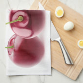 甘いさくらんぼ キッチンタオル (四つ折り)