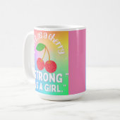 甘いさくらんぼ コーヒーマグカップ (正面左)