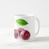 甘いさくらんぼ コーヒーマグカップ (正面右)
