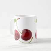 甘いさくらんぼ コーヒーマグカップ (正面左)