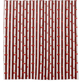 甘いさくらんぼ シャワーカーテン