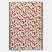 甘いさくらんぼ。 スローブランケット (正面縦)