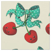 甘いさくらんぼ ファブリック (クローズアップ)