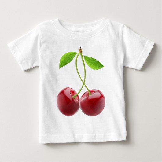 甘いさくらんぼ ベビーTシャツ (正面)