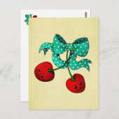 甘いさくらんぼ ポストカード (正面/裏面)