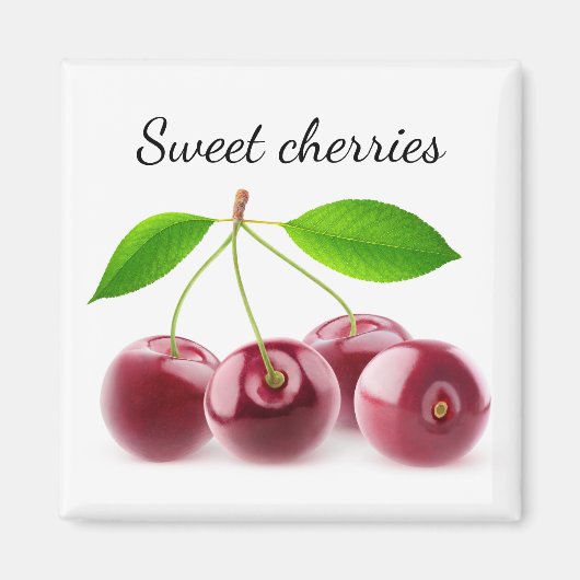 甘いさくらんぼ マグネット (正面)