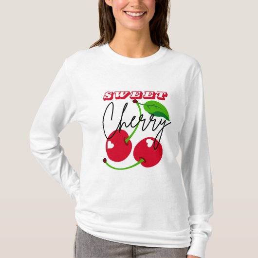 甘いさくらんぼ Tシャツ (正面)