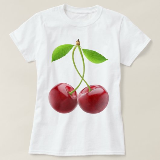 甘いさくらんぼ Tシャツ (デザイン正面)