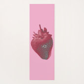 甘いすごいいちごパーソナライズされた ヨガマット (裏面)