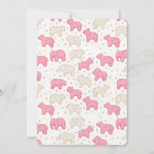 甘いすり身の動物のクッキー誕生日招待状 招待状 (裏面)