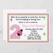 甘いてんとう虫2 招待状 (正面/裏面)