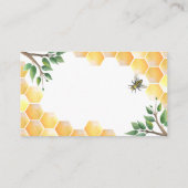 甘いとしてビーおむつラッフルチケット エンクロージャーカード (裏面)