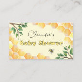 甘いとしてビーおむつラッフルチケット エンクロージャーカード (裏面)