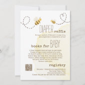 甘いのまわりにを1つの赤ちゃんシャワーで 招待状 (裏面)