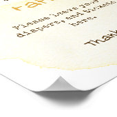 甘いのまわりにベビーシャワーおむつラッフル ポスター (角)