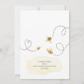 甘いのまわりにベビーシャワー 招待状 (裏面)