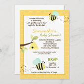 甘いのまわりにモムミビーベイビーシャワー招待状 招待状 (正面/裏面)