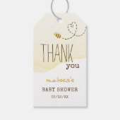 甘いのまわりに赤ちゃんシャワーありがとう ギフトタグ (正面)