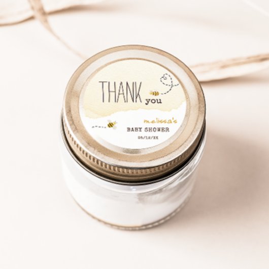 甘いのまわりに赤ちゃんシャワーありがとう ラウンドシール