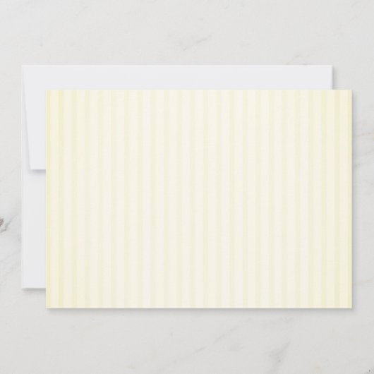 甘いのまわりに、ストライプベビーシャワー 招待状 (裏面)