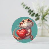 甘いひげ竜グリーンバレンタイン カード (スタンド正面)