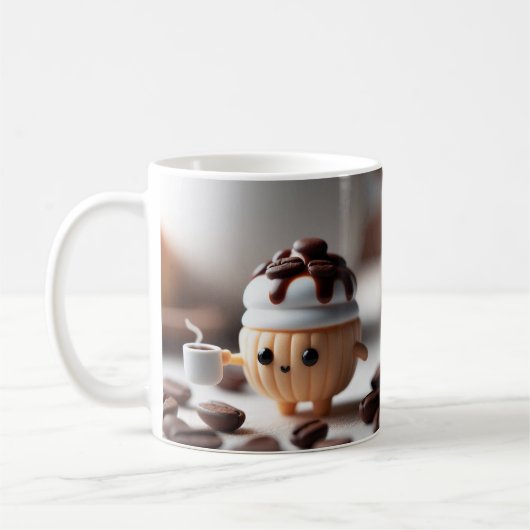 甘いひねりマグカップとコージーコーヒー/コーヒーマグカップ コーヒーマグカップ (左)