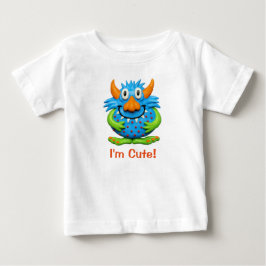 甘いまだらモンスターキュートベビーハロウィーン ベビーTシャツ