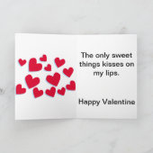 甘いものが好きなバレンタインカード シーズンカード (内部)