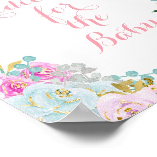 甘いものが息を呑むようなベビー ポスター (角)