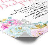 甘いものが深夜おむつを作っている ポスター (角)