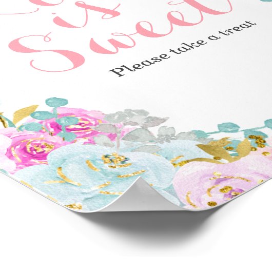 甘いものが茶を醸造するパーティー愛は甘い ポスター (角)