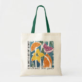 甘いものは甘いものだけじゃない引用文 トートバッグ (正面)