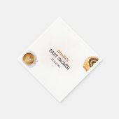 甘いもの醸造水彩ベビーシャワー スタンダードカクテルナプキン (角)