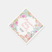 甘いもの醸造茶パーティー赤ちゃんシャワー スタンダードカクテルナプキン (角)