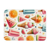 甘いアイスクリームパターン マグネット (横)