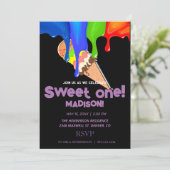 甘いアイスクリームレインボーカラー、招待状 招待状 (スタンド正面)