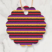 甘いアフリカ系アメリカの魔女ハロウィーンメッセージカード フェイバータグ (裏面)