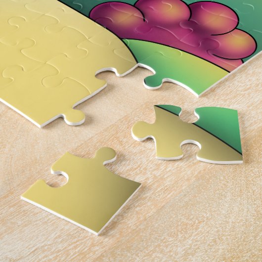 甘いアフリカ系アメリカ人の妖精 ジグソーパズル (側面)