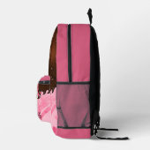 甘いアフリカ系アメリカ人少女 プリントバックパック (右)